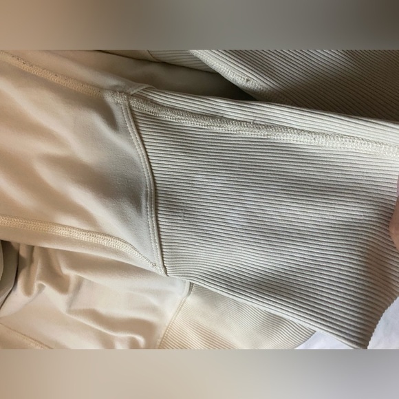 Alo Yoga Pants High Waisted LeggingsIvory Neutral Skinny Size large - Picture 8 of 11